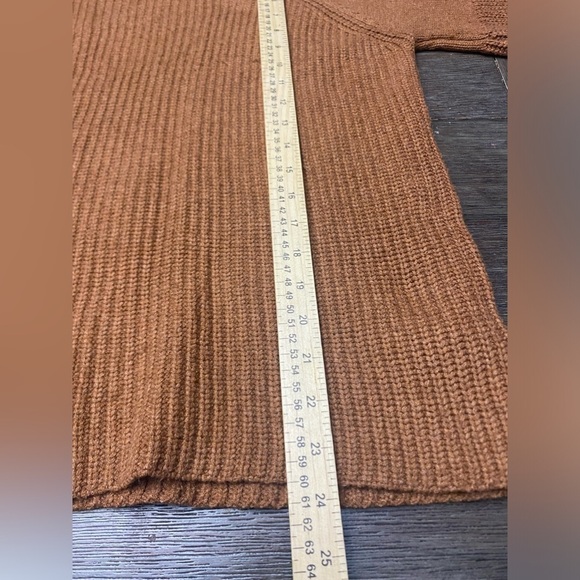Eloquii Puff Sleeve Chunky Sweater Brown Plus Size 18/20 - Picture 7 of 9
